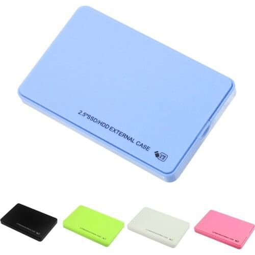 USB 3.0 2.5" SATA HDD Enclosure Mobile SSD Hard Drive External Adapter Box Case 5Gbps Data Transfer Backup Tool for PC Laptop