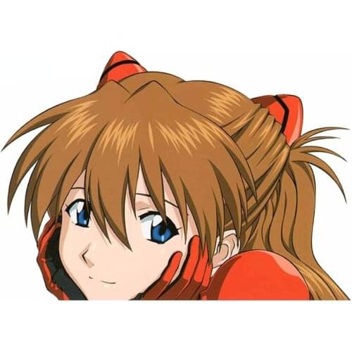 Beautiful Anime Fine Vinyl Car Stickers Waterproof Sunscreen Scratch-Proof Sticker Race Car Decoration Suitcase Decal Kk13*9cm