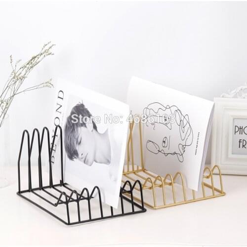 Creative European gold Iron Art cd box Record Shelf Box, CD Disc Shelf, Special LP Black Rubber Record Shelf for Graphophone