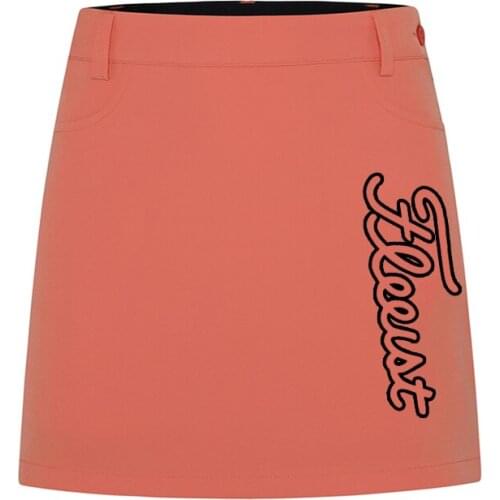 Summer Golf Wear Golf Dress Womens Short Skirt Slim Outdoor Sports Leisure Skirt Light Proof Pleated Skirt Golf
