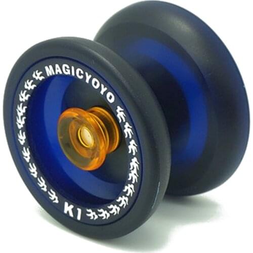 MACH MAGICYOYO K1 Spin ABS Yoyo New PVC Professional Yoyo Toys with Hubstacks Blue