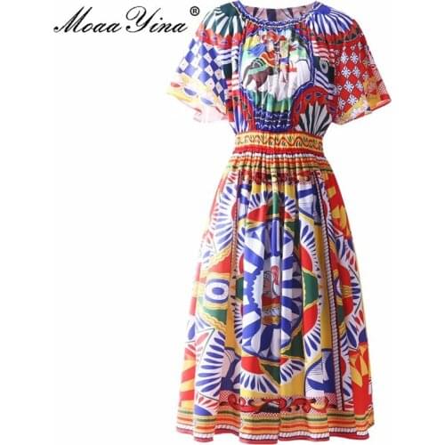 Summer Short Sleeve Dresses MoaaYina China