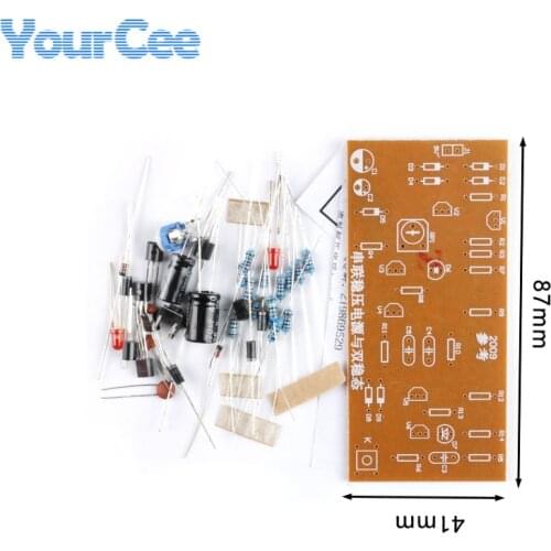 DIY Electronic Kit Series Regulated Power Supply and Bistable Trigger Circuit Amplifier Circuit Kit