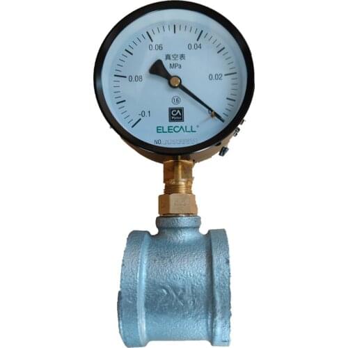 Air ring blower /vacuum pump pressure watch and T connection