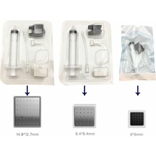 10PCS/lot Disposable Photon Vanadium Titanium Crystal Injection Syringe Tubing Aesthetic Facial Restoration For MicroPower Gun