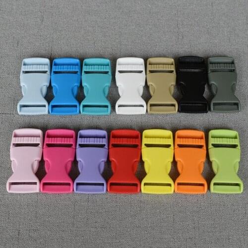 10 Pcs/Pack 20mm 25mm wholesale plastic Release Buckle Strap Belt Buckle For Bag Necklace Paracord Sewing DIY Accessory