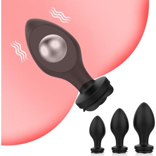 Silicone Butt Plug Anal Plug Unisex Sex Stopper 3 Different Size Adult Toys for Men/Women Anal Trainer for Couples