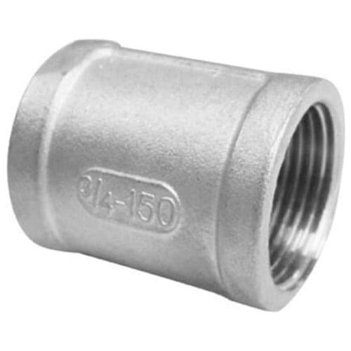 BSPT Female to Female Threaded Couple Stainless Steel SS304 F/F Pipe Fittings