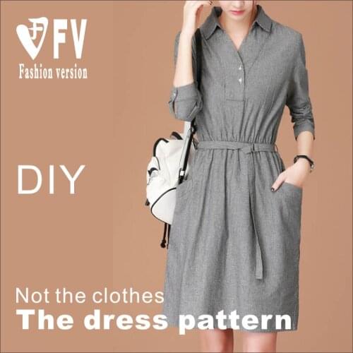 Pattern Making Womens shirt collar dress clothes sewing pattern design drawings BLQ-305