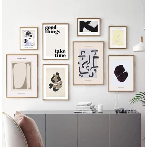 Vintage Abstract Sketch Line Nordic Poster Minimalist Canvas Painting and Prints Wall Art Pictures Living Room Home Decoration