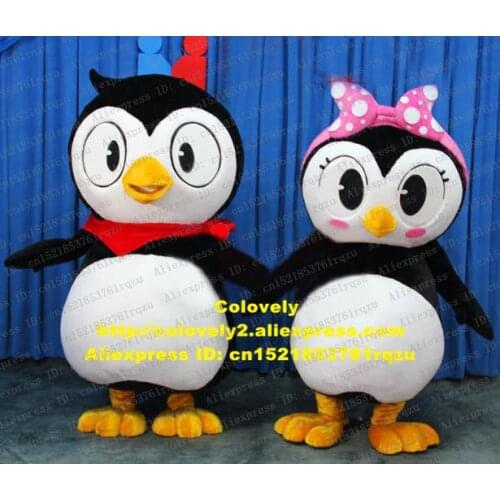 Penuins Penguin Mascot Costume Adult Cartoon Character Outfit Suit Company Activity Holiday Celebrate zz5289
