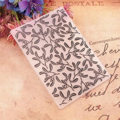 10.5x14.8cm hollow leave Embossing folders Plastic bump Scrapbooking DIY Template Fondant indentation Cake Photo Album Card Make