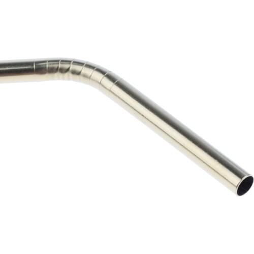 10PCS Food-Grade 304 Stainless Steel Drinking Straw Reusable 21cm, Curved