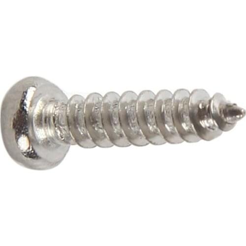 Wkooa 1000 Pcs Self Tapping Screws for Electronic M1 M1.2 M1.4 M1.7 Computer Screw Small Phillips Pan Head Steel Nickel Plating