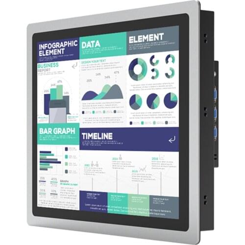 19 inch win10 pro industrial touch all-in-one machine capacitive touch tablet pc embedded computer with 1280*1024 resolution