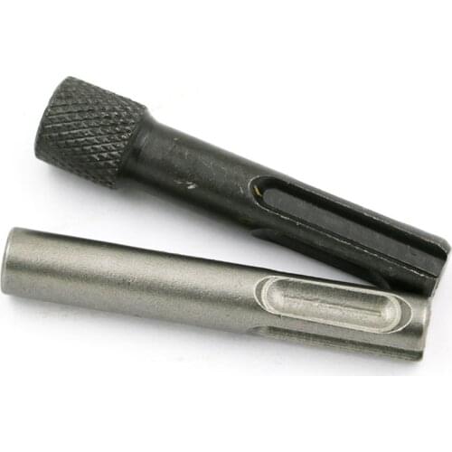 2PCS/Set SDS to 60mm 1/4 Inch Hex Shank Drill Bit Holder Converter Socket Nut Impact Driver Drill Hammer Bit Adapter Set