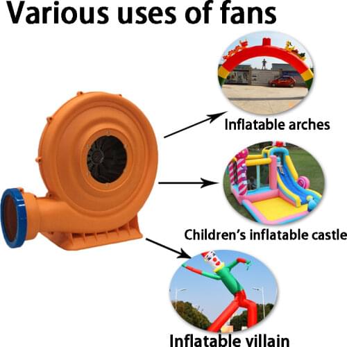 220V Electric Air Blower 1100W Plastic Shell Blower Cartoon Advertising Balloon Model Inflatable Electric Blower 1pc