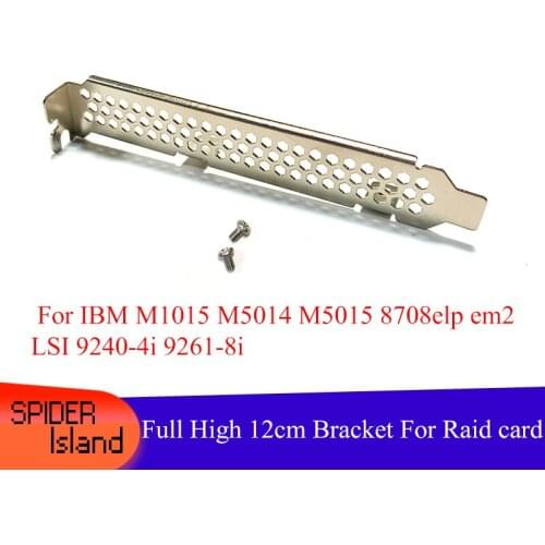 30pcs SAS Card Raid card baffle Full Height Bracket IBM M1015 M5014 M5015 8708ELP EM2 LSI 9240-4i 9261-8i ATTO with screw
