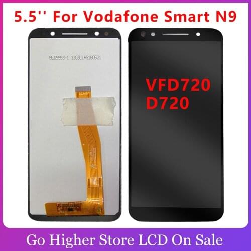5.5'' For Vodafone Smart N9 VFD720 D720 LCD Touch Screen Digitizer Glass LCD Display Assembly Replacement