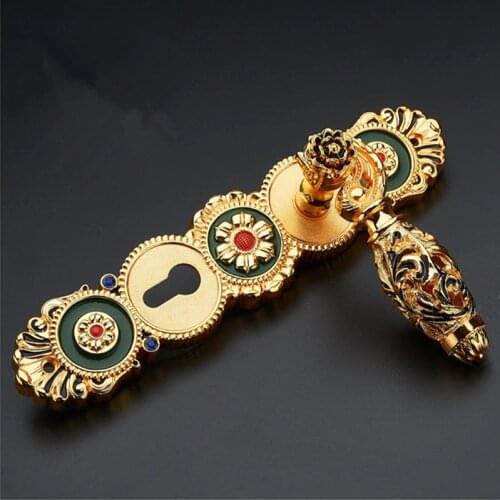 85mm CENTRAL DISTANCE HOLLOW SPLIT ZINC ALLOY DOOR HANDLE DOOR LOCK ONE SIDE BY HANDLE THE OTHER BY KNOB