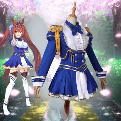 Anime Game Umamusume:Pretty Derby Daiwa Scarlet Uniform Dress Cosplay Costume Halloween Party Outfit For Women XS-XXL 2021 NEW