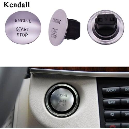 Car Keyless Start Stop One Button Start Button Switch Ignition Button Protection Cover for Mercedes