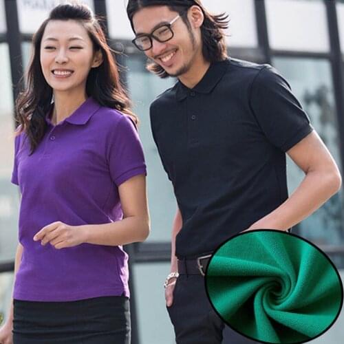 Cheaper Retail Adult Polo shirt Men Short Sleeve Polo Boys shirts For Men Regular Top Cotton Solid Unisex Casual Active clothes