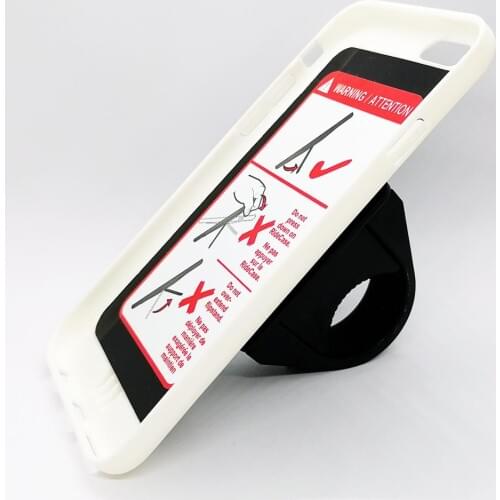 Bike Cell Phone Mount Holder Grip Clip Case Bicycle Handlebar Phone Holder with Rider Case FlipStand for iPhone 6/6 Plus