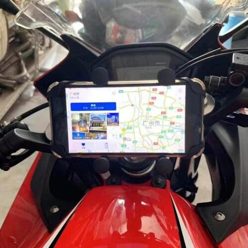 For HONDA CBR 600RR CBR600RR 2007-2018 17 15 13 11 Phone Holder Motorcycle Accessories GPS Navigation Bracket USB Charger