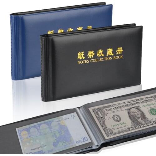 For Collector Collection Pockets 20/30 Pages Loose Leaf Sheet Money Banknote Protective Bag Paper Money Collection Album