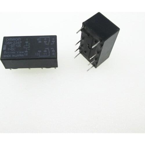 HOT NEW 5V relay G6A-234P-ST-US 5VDC G6A-234P-ST-US-5VDC G6A234PSTUS G6A-234P 5V 5VDC DC5V 8PIN