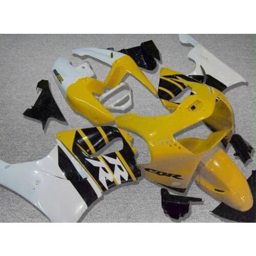 Custom ABS Motorcycle fairing parts for WI 1998 1999 CBR 900RR 919 98 99 CBR919RR CBR 919 RR Yellow black white fairings sets