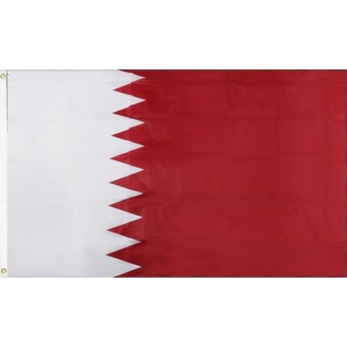JiaHao Wholesale 100% Polyester Stock 3x5ft Qatar Flag