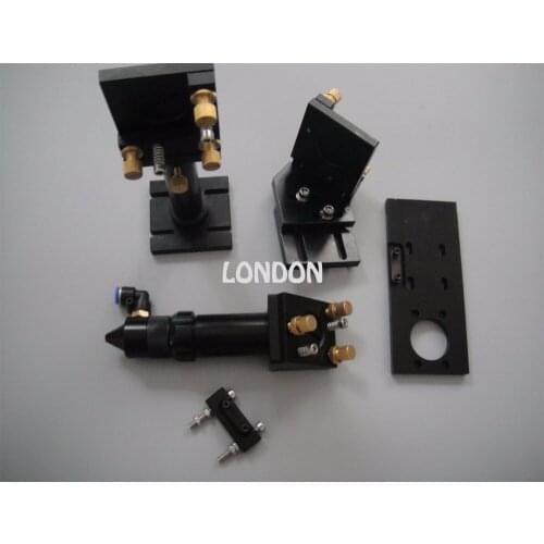 Laser machine mechanical parts laser head+the first and second reflection mirror supporter available for dia.20mm focus lens
