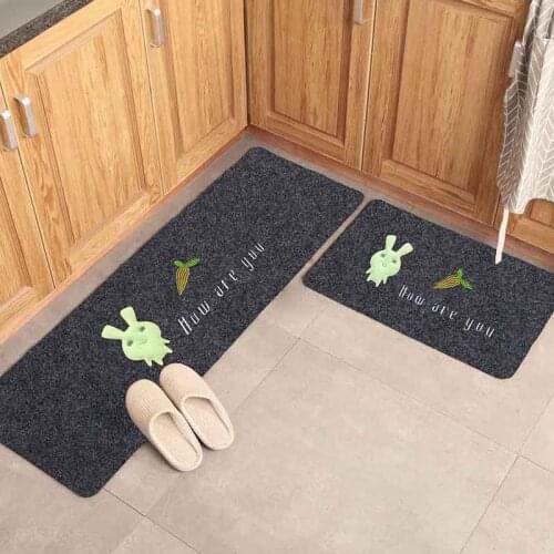 Noctilucence Cheaper Entrance Doormat Carpets for Bathroom Kitchen Non-Slip Hallway Area Rugs Mud-removing Sand-stripping Mat