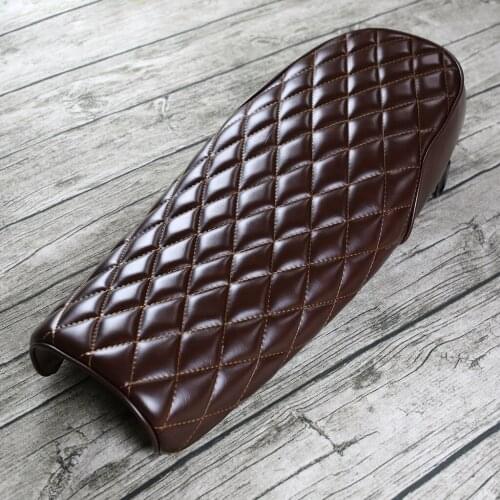 Motorcycle Cafe Racer Seat Custom Vintage Saddle Retro Seat For Yamaha Honda Suzuki Victory Etc Brown Motorcycle Accessories
