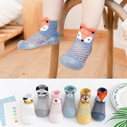 New Arrival Summer Toddler Girl Cute Shoes Baby Mesh Socks Newborn Boys Non Slip Shoes Calcetines Bebe Recien Nacido Verano