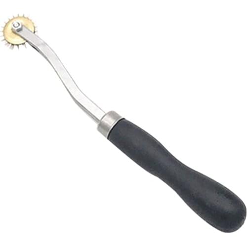 Professional Stainless Steel Leather Overstitch Wheel Gear Roulette Spacer Sewing Leather Craft Tool Gear 4mm