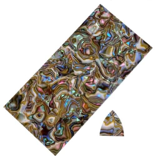 Muticolor Acoustic Guitar Truss Rod Cover and Guitar Veneer Headplate-Celluloid