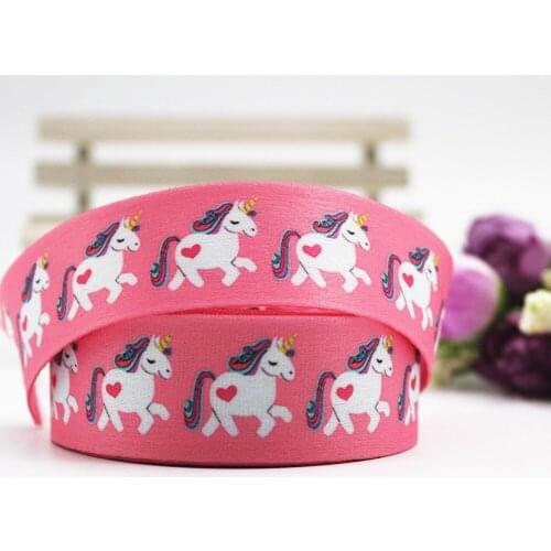 Pink unicorn Double-sided Printing Lanyard Ribbon Badge Id Lanyard/mobile Phone Strap/key Chain with Keychain Neck