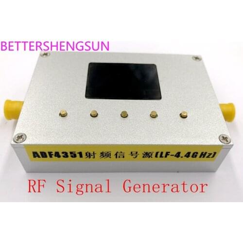 ADF4351 phase locked loop signal source frequency synthesizer with cavity 30DB amplitude dynamic range