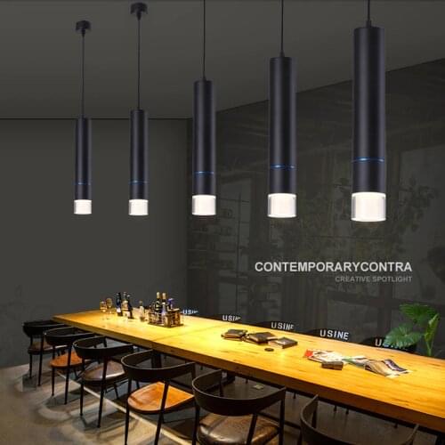 Modern led pendant light Aluminum&Acrylic home/Industrial hang lamp dining/living room bar cafe Decoration Pendant Light