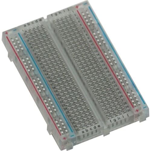 Universal Mini Solderless Breadboard Transparent Material 400 Points Available