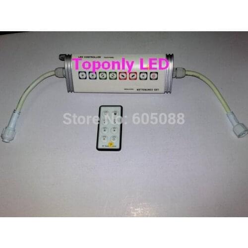High Quality Triangle IP65 waterproof DC12/24v 216w/432w led rgb controller with touch interface & 8-key RF remote control