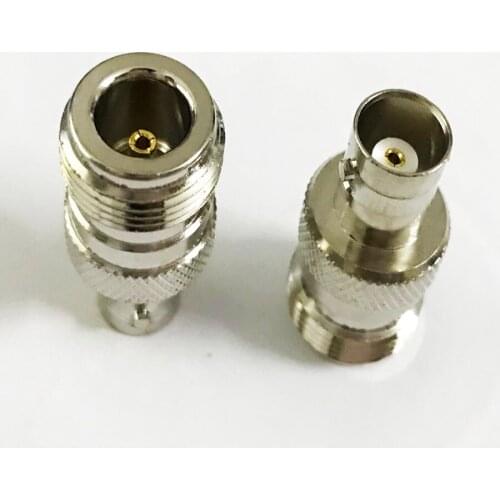 10pcs N female jack to BNC female jack straight adapter Connector