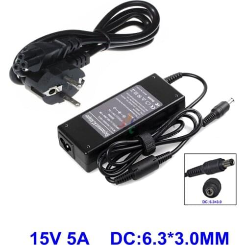 15V 5A AC Adapter Charger Power Supply For Toshiba Tecra A6 A7 A8 A9 A10 Laptop Satellite M3 M10 M15 M20 M30 M35 M45 Cable Cord