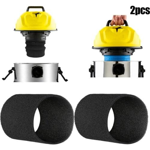 2pcs For KARCHER Wet/Dry Vacuum Cleaner Foam Filter 57315950 A2004 A2054 A2024 Vacuum Cleaner Replace For Home Cleaning