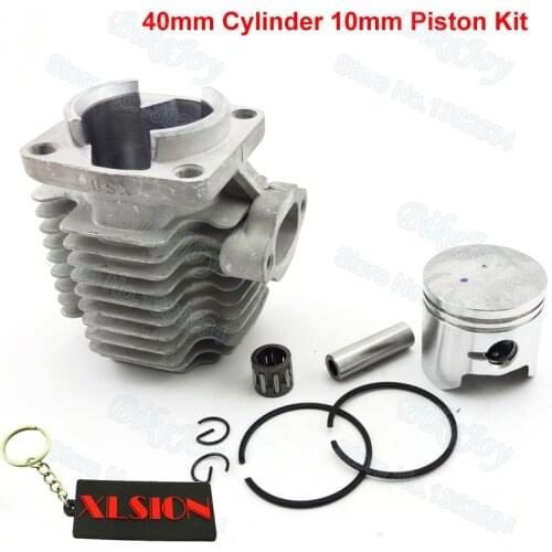 40mm Cylinder 10mm Piston Kit For 47cc 2 Stroke Mini Moto Dirt Pocket Bike ATV Quad Minimoto Go Kart Scooter Motorcycle