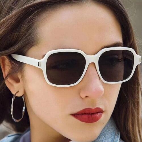AOZE 2021 New Square Sunglasses Women Luxulry Brand Designer Vintage Men Classic Rivet Shades Female Male Eyewear UV400 oculos
