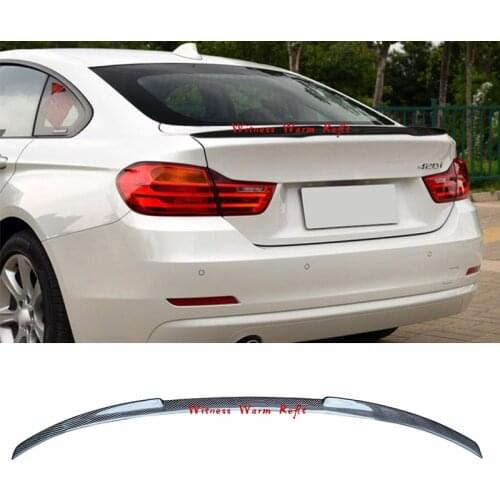 Real Carbon Fiber Car Rear Trunk Boot Lip Spoiler Wing Lid For BMW F32 4 Series 428i 435i 2Door For Coupe Model 2013-2019